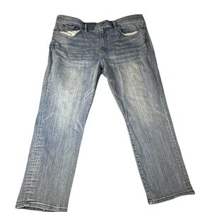 Lucky Brand Jeans Mens 48x30 Straight Leg Medium Wash Blue Denim Pants Casual